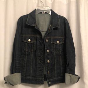 J Crew dark blue Jean jacket